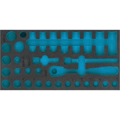 Hazet 163-483L Inserto de Espuma Suave - Almacenamiento de Herramientas Hazet 163-483L Inserto de Espuma Suave - Almacenamiento de Herramientas