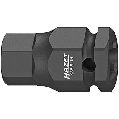 Hazet 985S-19 Steckschlüssel - Vierkant, 1/2 Zoll, Kurzversion Hazet 985S-19 Steckschlüssel - Vierkant, 1/2 Zoll, Kurzversion