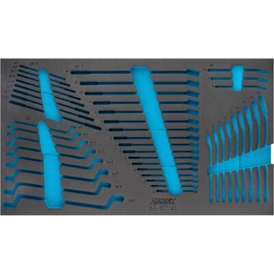 Hazet Modell 163-507L Werkzeugaufbewahrung - Weiches Schaumstoff-Inlay Hazet Modell 163-507L Werkzeugaufbewahrung - Weiches Schaumstoff-Inlay
