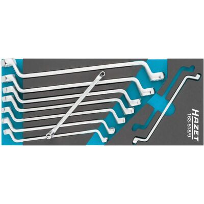 Hazet 163-518/9 Set di chiavi a doppio anello Hazet 163-518/9 Set di chiavi a doppio anello