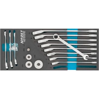 Set di chiavi a anello Hazet 163-515/16 - Kit di cacciaviti Set di chiavi a anello Hazet 163-515/16 - Kit di cacciaviti