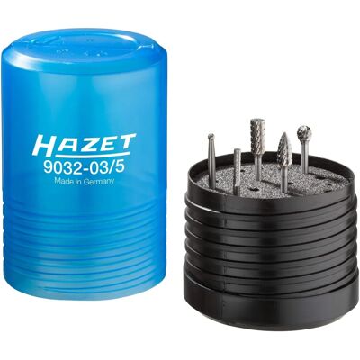 Hazet 9032-03/5 Fräserset - Hartmetallgriff 3mm - 5 Werkzeuge Hazet 9032-03/5 Fräserset - Hartmetallgriff 3mm - 5 Werkzeuge