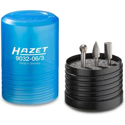 Hazet 9032-06/3 Bohrerset - Hartmetall Fräser in Zylinder-, Kegel- und Kugelform Hazet 9032-06/3 Bohrerset - Hartmetall Fräser in Zylinder-, Kegel- und Kugelform