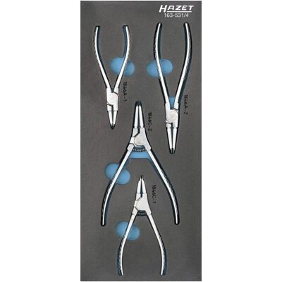 Hazet 163-531/4 Sicherheitsring-Zangensatz - 392x172mm Hazet 163-531/4 Sicherheitsring-Zangensatz - 392x172mm
