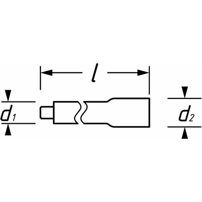 Hazet Verlängerung 3/8 schutzisoliert, 90mm Hazet Verlängerung 3/8 schutzisoliert, 90mm