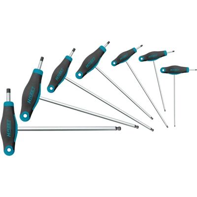 Hazet Hex Key Set - Sizes 2-8 mm - Blue Hazet Hex Key Set - Sizes 2-8 mm - Blue