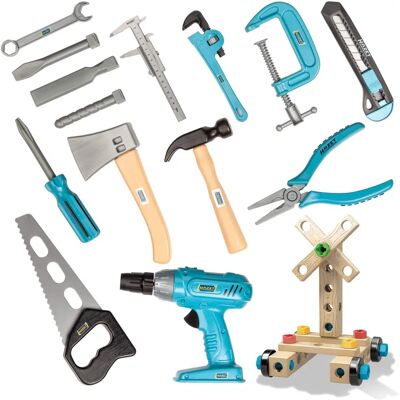 Hazet Juniortool-Set - Spielzeug-Werkzeuge & Bauklötze für Kinder Hazet Juniortool-Set - Spielzeug-Werkzeuge & Bauklötze für Kinder