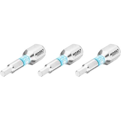 Hazet 2204N-2.5/3 Sechskant-Schraubendreher-Bit - 25mm - 3 Stück Hazet 2204N-2.5/3 Sechskant-Schraubendreher-Bit - 25mm - 3 Stück