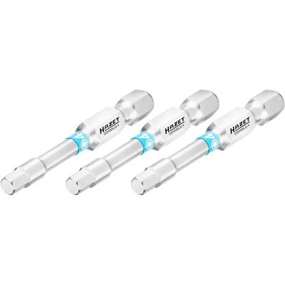 Hazet 2204NSLG-4/3 Sechskant-Bit - 4 mm, 50 mm, 3er-Set Hazet 2204NSLG-4/3 Sechskant-Bit - 4 mm, 50 mm, 3er-Set