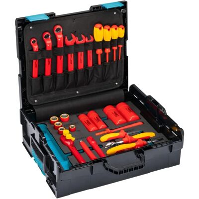 Hazet 150/27 Ensemble d'Outils Isolés de Protection - Haute Tension - Publicité Hazet 150/27 Ensemble d'Outils Isolés de Protection - Haute Tension - Publicité
