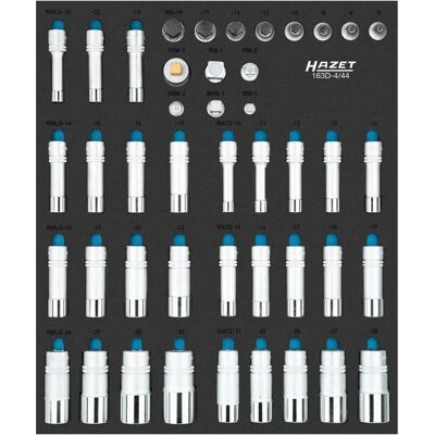 Hazet 163d-4/44 Steckschlüssel Satz - 44-teilig Hazet 163d-4/44 Steckschlüssel Satz - 44-teilig