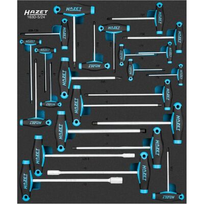 Hazet Tool Set with T-Handle 24 pcs - Professional Hazet Tool Set with T-Handle 24 pcs - Professional