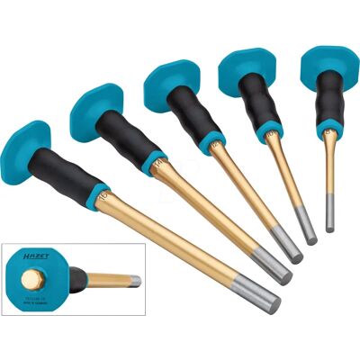 Hazet Meissel Splinttreiber Set - with Hand Guard - 5-piece Hazet Meissel Splinttreiber Set - with Hand Guard - 5-piece