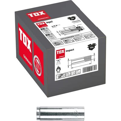 TOX Závitová hmoždinka M10x40mm - Impact, 50 ks TOX Závitová hmoždinka M10x40mm - Impact, 50 ks