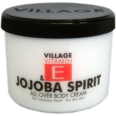 Village Vitamin E Jojoba Spirit Body Cream - Hydrating Nourishing Softening Village Vitamin E Jojoba Spirit Body Cream - Hydrating Nourishing Softening