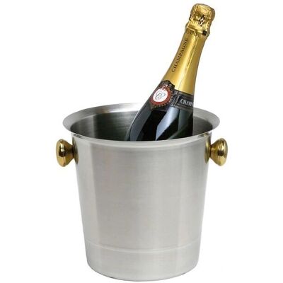 Ich-Zapfe Edelstahls Wine Cooler mit Goldgriff - Wein Kühler Ich-Zapfe Edelstahls Wine Cooler mit Goldgriff - Wein Kühler