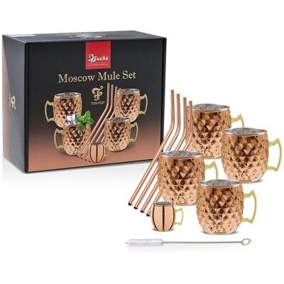 Fuchs Gastro Moscow Mule Diamant Set - Kupfer Fuchs Gastro Moscow Mule Diamant Set - Kupfer