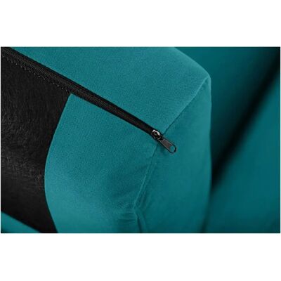 Canapé individuel KONSIMO Tagio turquoise/pétrole - 154cm - Publicité Canapé individuel KONSIMO Tagio turquoise/pétrole - 154cm - Publicité
