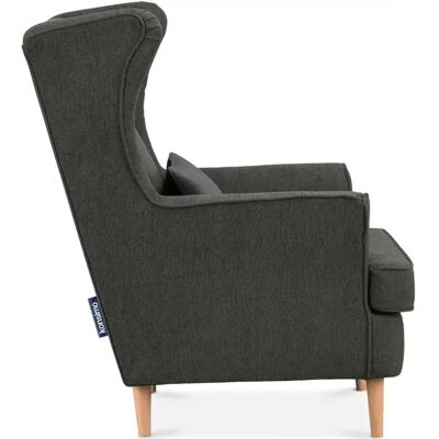 KONSIMO Stralis Grau Ohrensessel - Sessel KONSIMO Stralis Grau Ohrensessel - Sessel