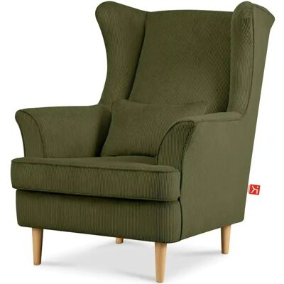 KONSIMO Grüner Ohrensessel Model Stralis - Relaxmöbel KONSIMO Grüner Ohrensessel Model Stralis - Relaxmöbel