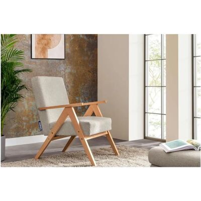 KONSIMO Naset Beigefarbener Sessel - Sconto KONSIMO Naset Beigefarbener Sessel - Sconto