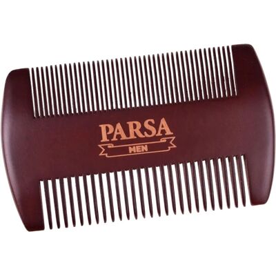 Parsa Mannen Baardkam - Dubbelzijdige Houten Baardkam Parsa Mannen Baardkam - Dubbelzijdige Houten Baardkam