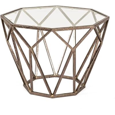 Haku Beistelltisch - Bronze Glas - 55x55x38 cm Haku Beistelltisch - Bronze Glas - 55x55x38 cm