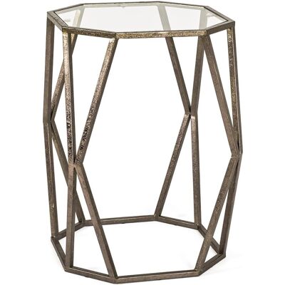 Hakù Möbel Strovili Bronze Beistelltisch - 37x50 cm Hakù Möbel Strovili Bronze Beistelltisch - 37x50 cm