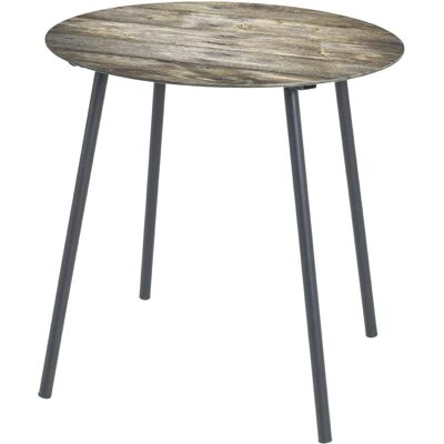 Haku Moebel HAKU Table d'appoint - Verre noir 40x40x41 cm Haku Moebel HAKU Table d'appoint - Verre noir 40x40x41 cm