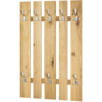 Haku Wandgarderobe - 8 Haken - Braun - 65x100cm - Wandgarderobe Haku Wandgarderobe - 8 Haken - Braun - 65x100cm - Wandgarderobe