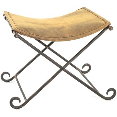 Haku Leder Braun Hocker - Hocker Haku Leder Braun Hocker - Hocker