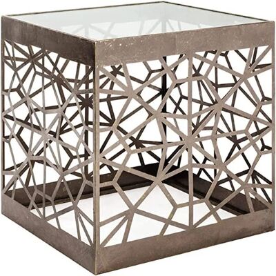 HAKU Sidobord - 50cm Brons Glas - Bord HAKU Sidobord - 50cm Brons Glas - Bord