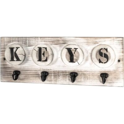 Haku Moebel Lichtbruin Vintage Sleutelhouderplank - Key Holder Shelf Haku Moebel Lichtbruin Vintage Sleutelhouderplank - Key Holder Shelf
