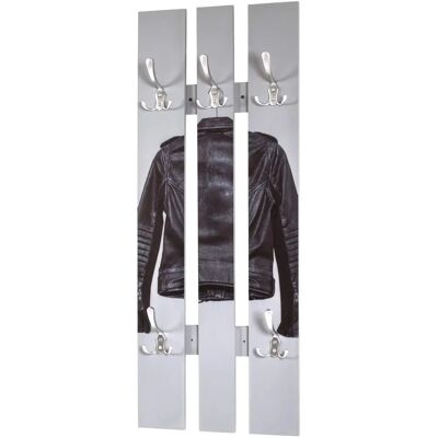 Haku Wandgarderobe 17866 - Holzmotiv, 5 Haken, 40x100cm Haku Wandgarderobe 17866 - Holzmotiv, 5 Haken, 40x100cm