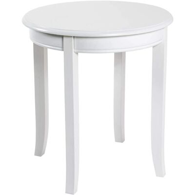 Sconto Weiß Beistelltisch - Beistelltisch - Nachttisch Sconto Weiß Beistelltisch - Beistelltisch - Nachttisch
