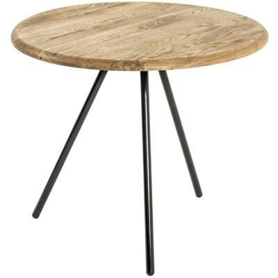 Haku Moebel Table d'Appoint en Chêne Noir - 50cm - Design Moderne - Publicité Haku Moebel Table d'Appoint en Chêne Noir - 50cm - Design Moderne - Publicité