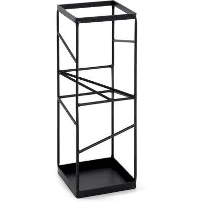 Haku Möbel Umbrella Stand - Black Steel, 17x17x49 cm Haku Möbel Umbrella Stand - Black Steel, 17x17x49 cm