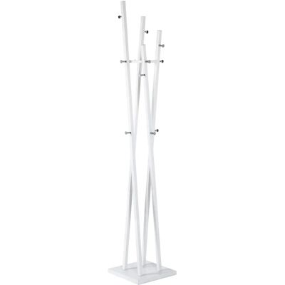 HAKU Möbel Garderobenständer 20307 Weiß 12 Haken 35x192cm HAKU Möbel Garderobenständer 20307 Weiß 12 Haken 35x192cm