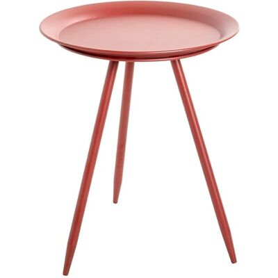 Haku Meuble Table d'Appoint Rouge - Table d'Appoint - Publicité Haku Meuble Table d'Appoint Rouge - Table d'Appoint - Publicité