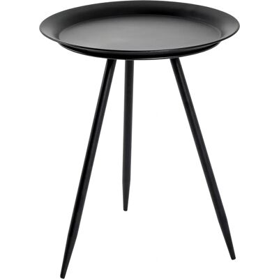 Kea Schwarzer Beistelltisch - 38x38x47 cm - Metall Kea Schwarzer Beistelltisch - 38x38x47 cm - Metall