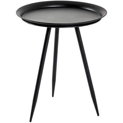 HAKU Möbel Beistelltisch - 44x44x54 cm, Schwarz - Beistelltisch HAKU Möbel Beistelltisch - 44x44x54 cm, Schwarz - Beistelltisch
