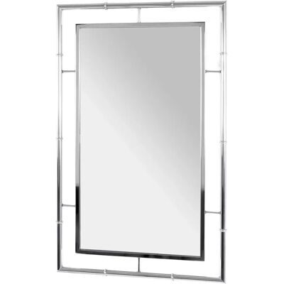 Miroir Murale HAKU - 50x80cm, Gris, Acier - Décoratif & Fonctionnel Miroir Murale HAKU - 50x80cm, Gris, Acier - Décoratif & Fonctionnel
