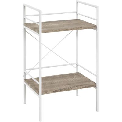 Étagère Blanche Haku 34x27x62cm - Étagère Étagère Blanche Haku 34x27x62cm - Étagère
