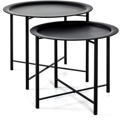 Sconto Arki Schwarzer Beistelltisch - Beistelltisch Sconto Arki Schwarzer Beistelltisch - Beistelltisch