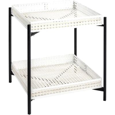 Haku Meubels Weston Bijzettafel - Staal/Metaal/Wicker Haku Meubels Weston Bijzettafel - Staal/Metaal/Wicker