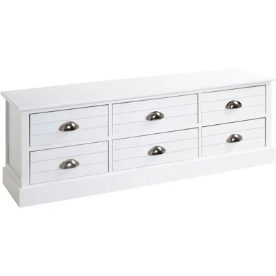 Haku 24320 Witte Ladekast - Chest of Drawers Haku 24320 Witte Ladekast - Chest of Drawers