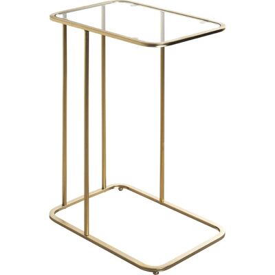 HAKU Gold Beistelltisch - 45x65x30cm - Elegant und Robust HAKU Gold Beistelltisch - 45x65x30cm - Elegant und Robust