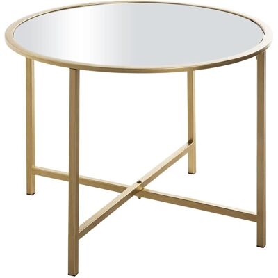 Haku Gold Beistelltisch - 60x45x60 cm - Elegantes Dekor Haku Gold Beistelltisch - 60x45x60 cm - Elegantes Dekor