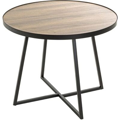 HAKU Sidobord - 60cm x 60cm x 48cm - Svart & Ek HAKU Sidobord - 60cm x 60cm x 48cm - Svart & Ek