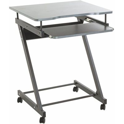 Haku Möbel PC-Tisch mit Rollen - Anthrazit, 60x49x75 cm Haku Möbel PC-Tisch mit Rollen - Anthrazit, 60x49x75 cm